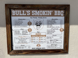 Bull's Smokin' Bbq menu