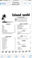 Island Sushi Solomons menu