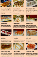 Sushi Love Boat food