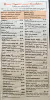Teriyaki Express menu