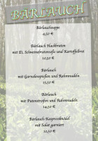 Gasthof Sonnenheim menu