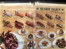 Sushi Oaks menu
