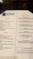 Soma Sushi menu