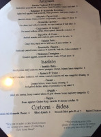 Florentine Cafe menu