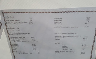 Cafe Boszicht Nijeberkoop menu