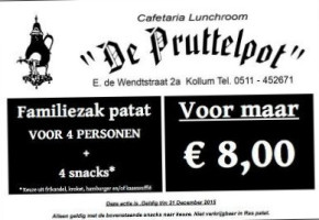 Cafetaria Lunchroom De Pruttelpot food