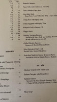 Shino Sushi Kappo menu