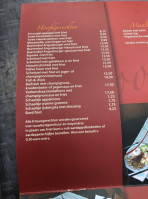 Eethuis De Diepen menu