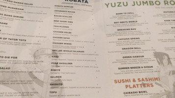 Yuzu Sushi & Robata Grill inside