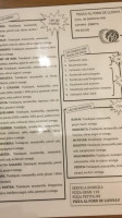 Pizzeria Xafrà menu
