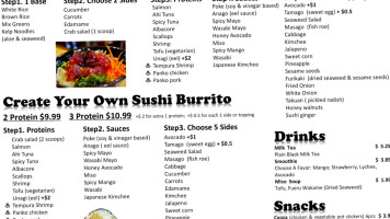 Sushi Secrets food