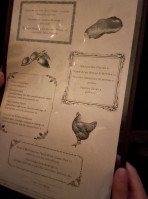 Comstock Saloon menu