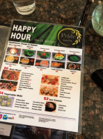 Pride Sushi and Thai menu