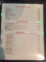 Hibachi Steak Sushi menu