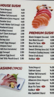 Sushi At Sushi menu