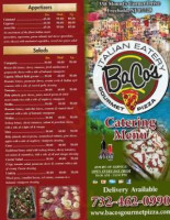 Baco’s menu