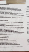 Harry's Eetcafé menu