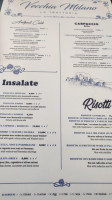 Trattoria Vecchio Milano menu