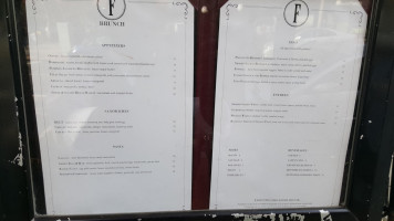 Floriana menu