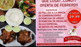 El Pollo Peruano food