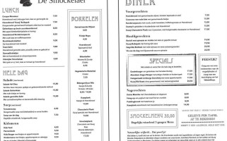 Auberge De Smockelaer menu