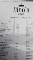 Gino's Grillhuis Breskens menu