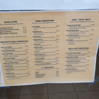 East Coast Bagel Co menu