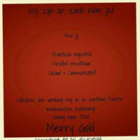 Merry Gold Roden menu