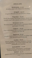 Gigino At Wagner Park menu