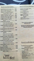 Balcon Del Genil menu