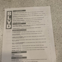 Blvd Kitchen menu