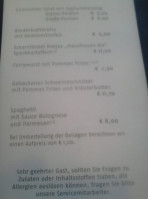Ostsee menu