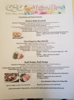 Crystal Springs Catering menu