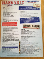 Hangar 12 menu