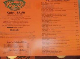 Joeys Italian Deli Subs menu