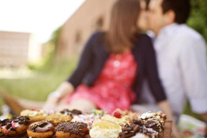 Peace Love And Little Donuts food