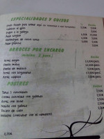 El Tinglao menu
