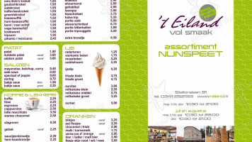 't Eiland Nunspeet menu