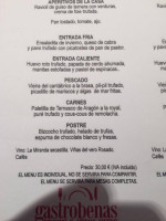 Braseria El Pesebre Graus menu
