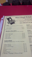 Maryland Fried Chicken menu