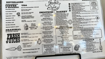 Jackie And Son menu