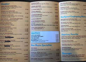 Rosie's Cafe Mesilla menu