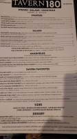 Tavern 180 Ankeny menu