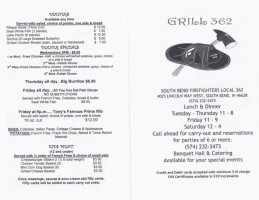 Grill 362 South Bend Firefighters Assc. inside