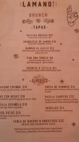 Lamano West Village menu