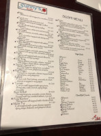 Sunny's Sushi menu