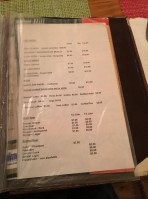 Koliba menu