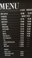 La Colombe Coffee Roasters menu