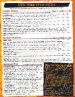 Pizza Express menu