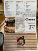 Kawa Ramen And Sushi menu